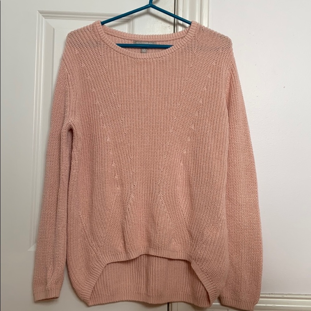 Banana Republic Pink Cable Knit sweater